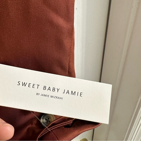 Sweet Baby Jamie Blazer Jacket Rust Button Up Academia Preppy Medium New - Picture 7 of 9